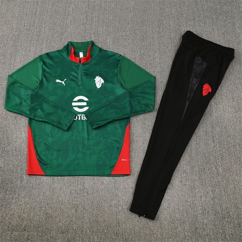 Kids AC Milan Training Kit (Sweatshirt+Pants) Blue 2025/26