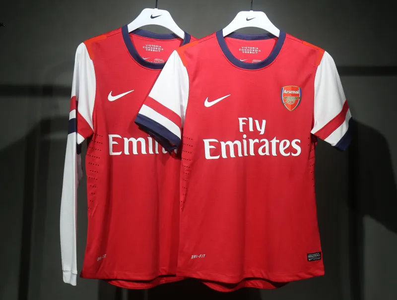 Arsenal Authentic Soccer Retro Jersey Home Shirt 2012-13