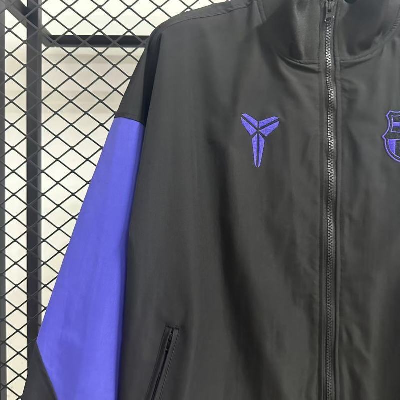 Barcelona Windbreaker Jacket Black 2025/26