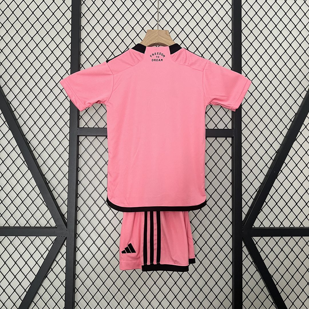 Inter Miami Soccer Jersey Home Kids Kit Jersey+Shorts 2024