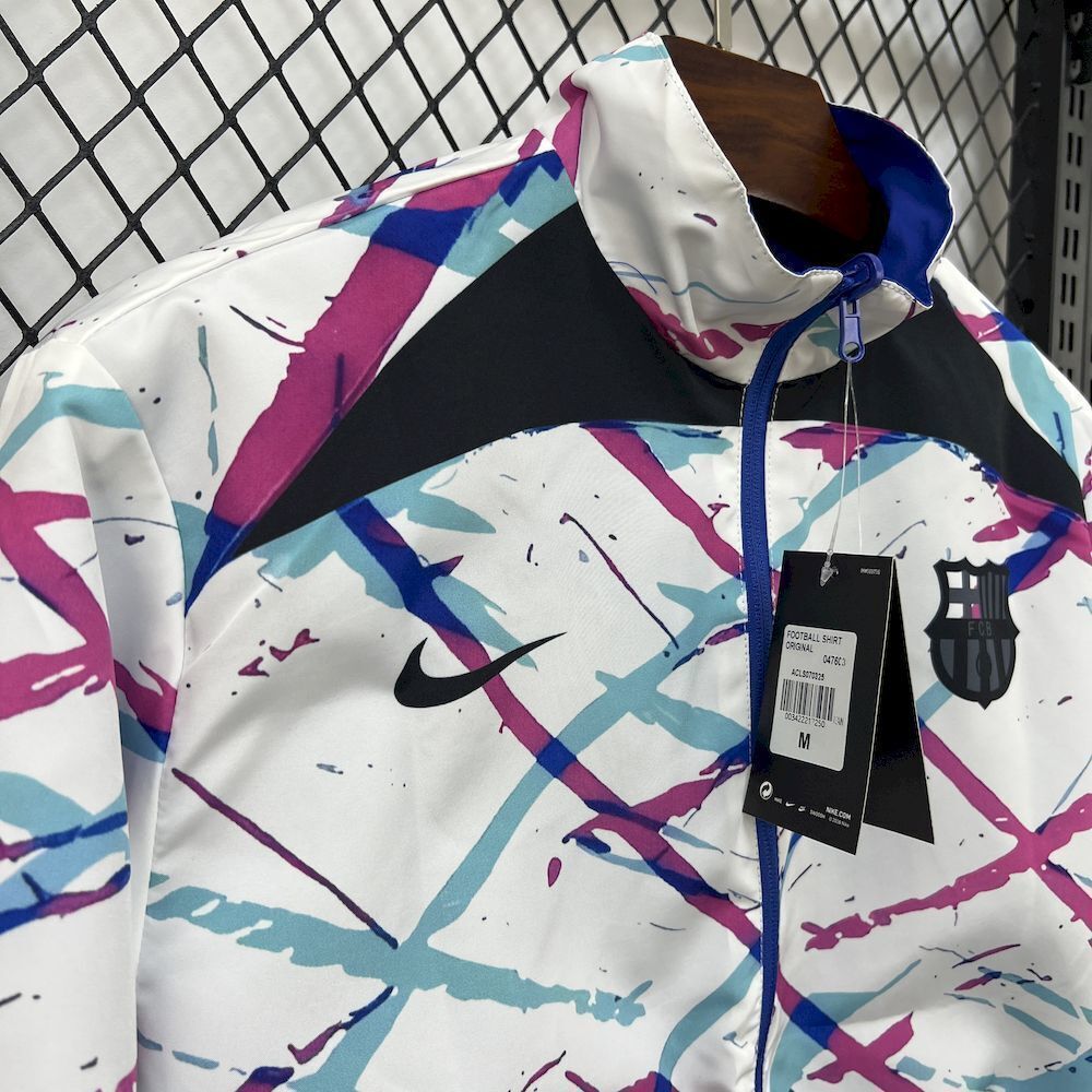 Barcelona Reversible Double-Sides Windbreaker Jacket 2025/26