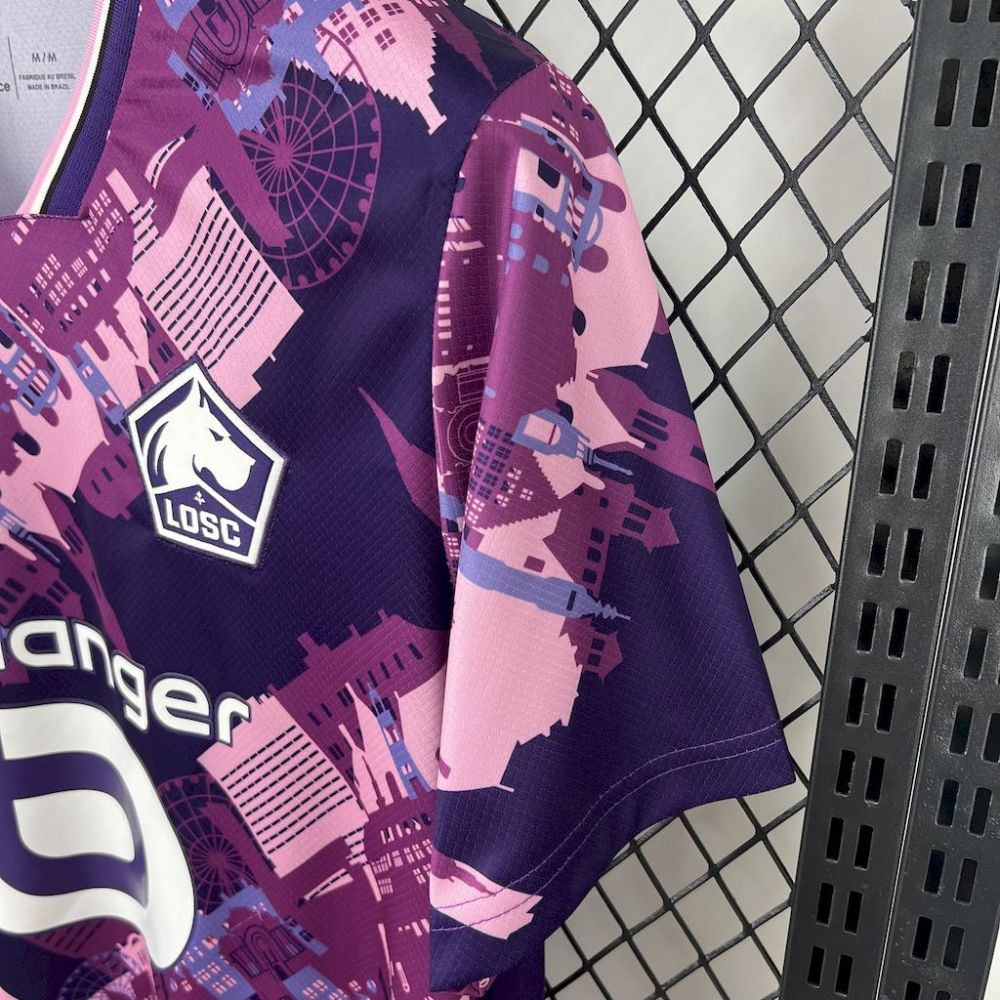 Lille OSC Soccer Jersey Fourth Away Custom Shirt 2025-26