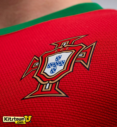 Portugal Retro Authentic Soccer Jersey Home Long Sleeve Shirt Euro 2012