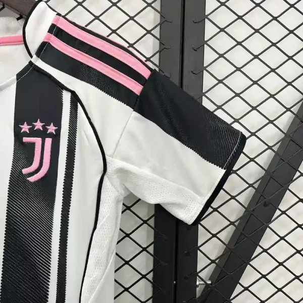 Juventus Soccer Jersey Home Kids Kit Jersey+Shorts 2025/26