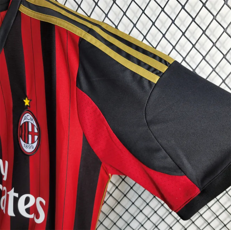AC Milan Retro Soccer Jersey Home Custom Shirt 2013/14