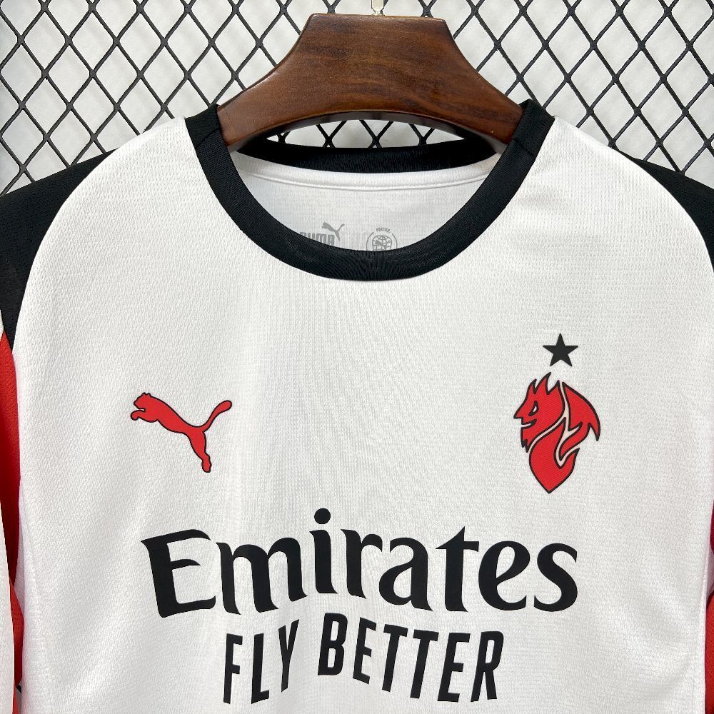 AC Milan Soccer Jersey Away Long Sleeve Custom Shirt 2025/26