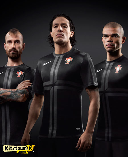 Portugal Retro Authentic Soccer Jersey Away Shirt 2013
