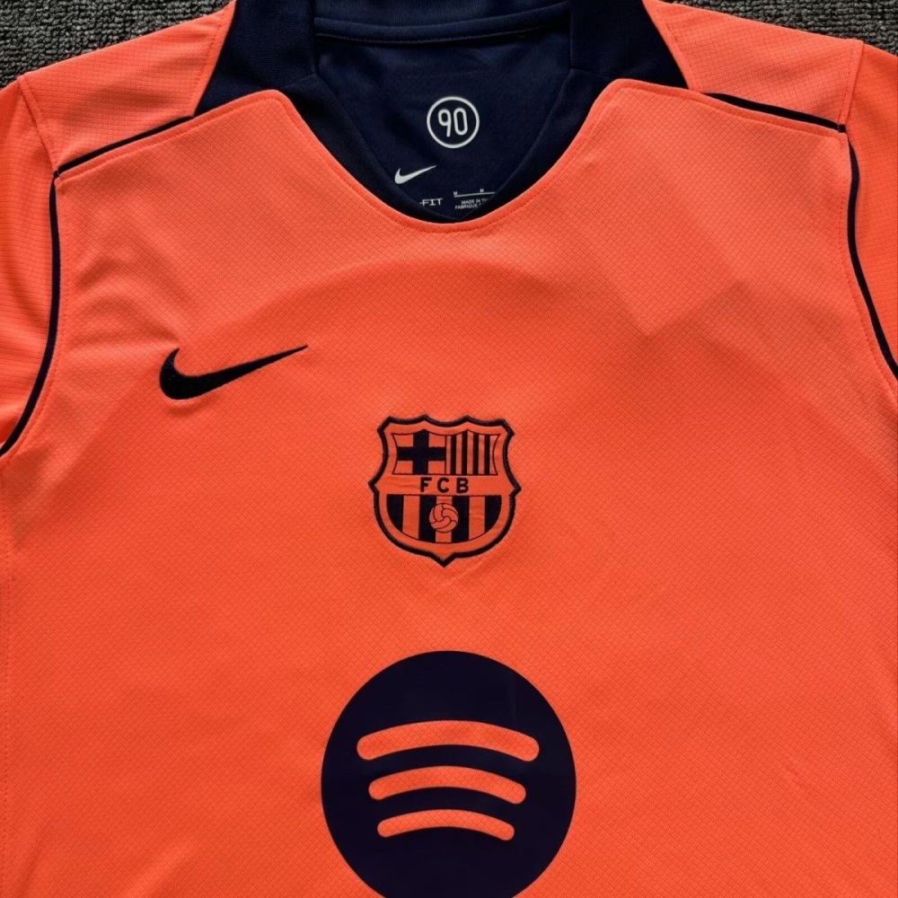 Barcelona Third Away Soccer Jersey Custom Shirt 2025/26