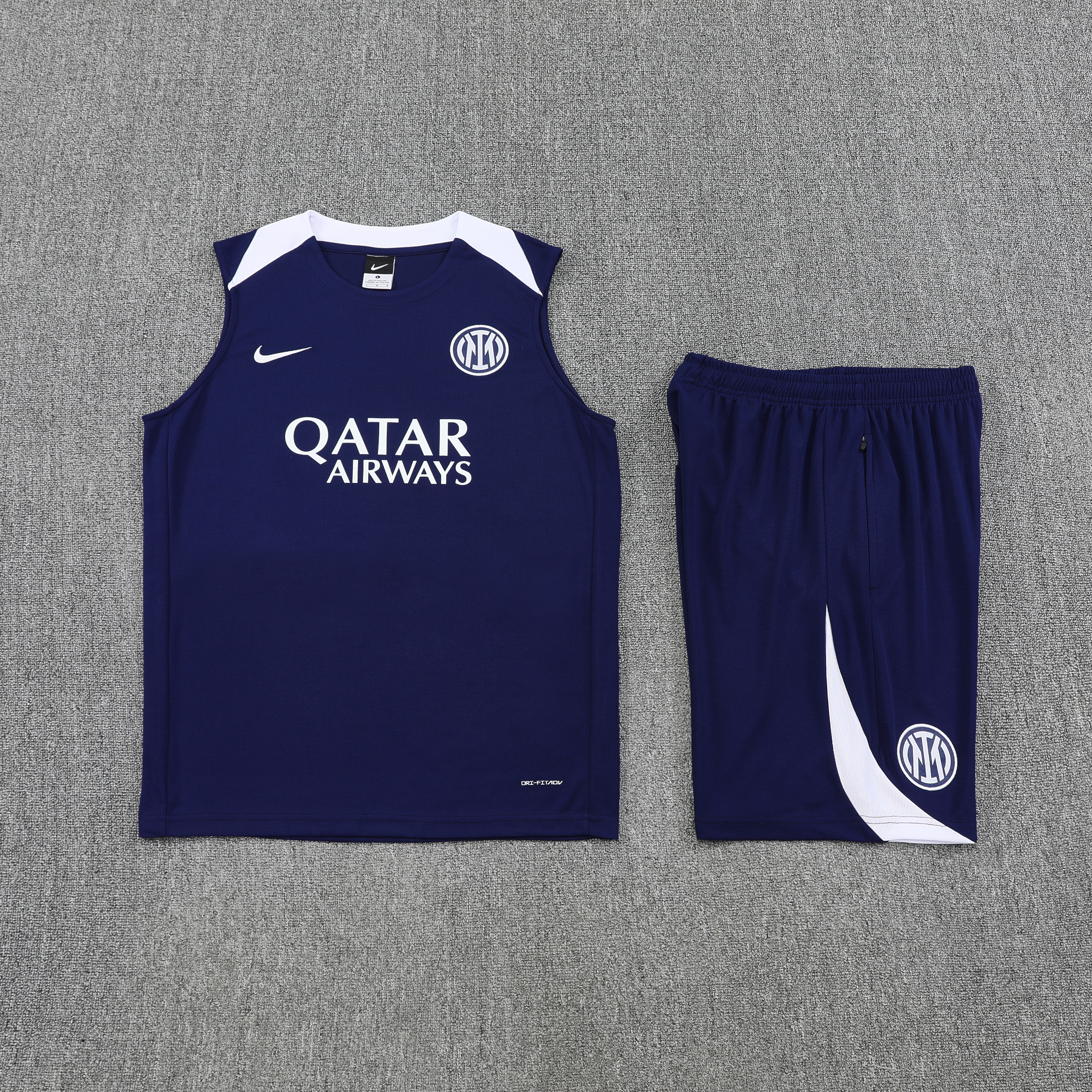 Inter Milan Sleeveless Training Kit Blue 2025/26