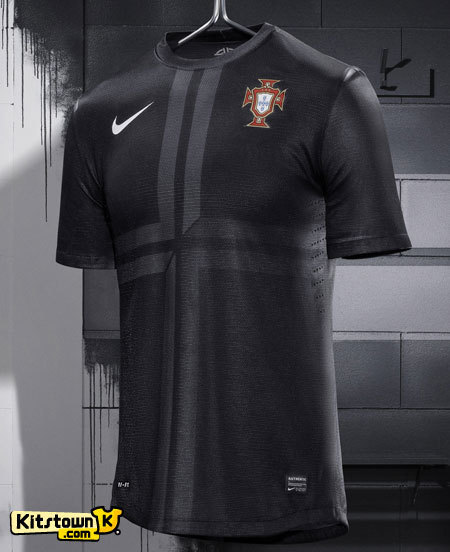 Portugal Retro Authentic Soccer Jersey Away Shirt 2013