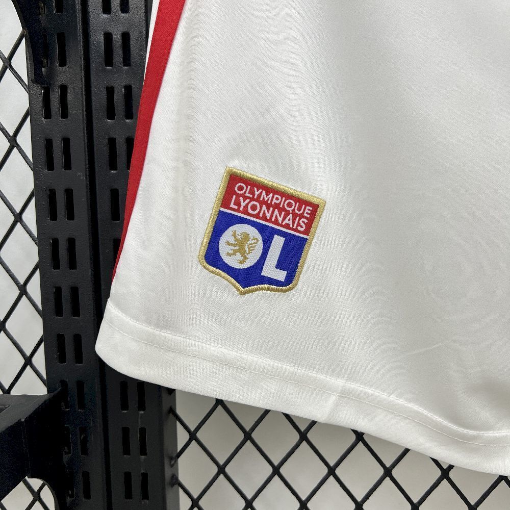Olympique Lyonnais Football Jersey Home Custom Shorts 2025-26