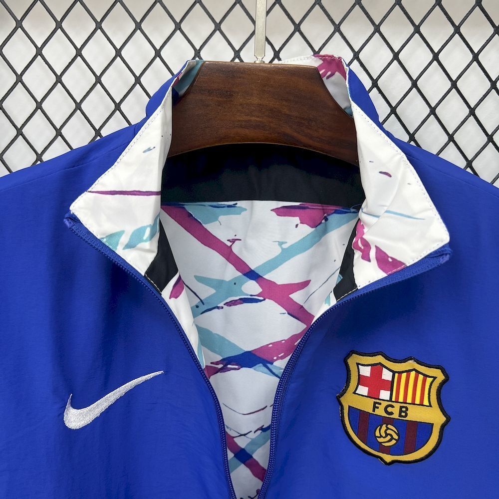 Barcelona Reversible Double-Sides Windbreaker Jacket 2025/26