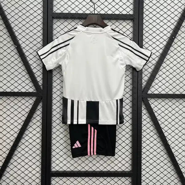 Juventus Soccer Jersey Home Kids Kit Jersey+Shorts 2025/26