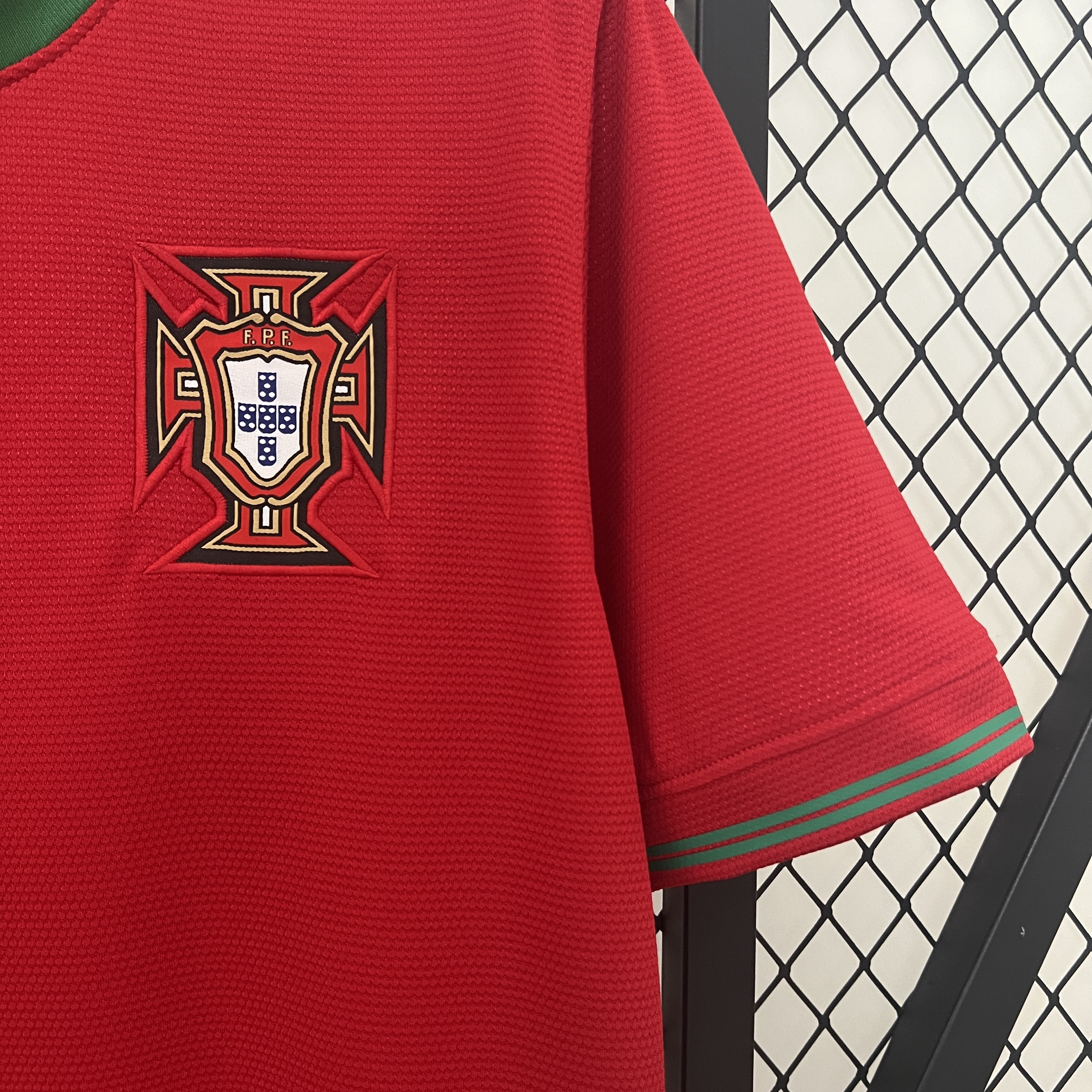 Portugal Retro Soccer Jersey Home Custom Shirt 2012