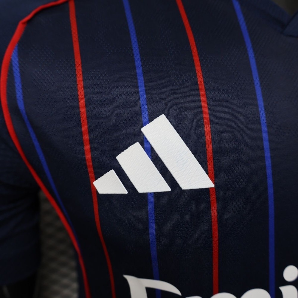 Olympique Lyonnais Authentic Soccer Jersey Away Shirt 2025-26