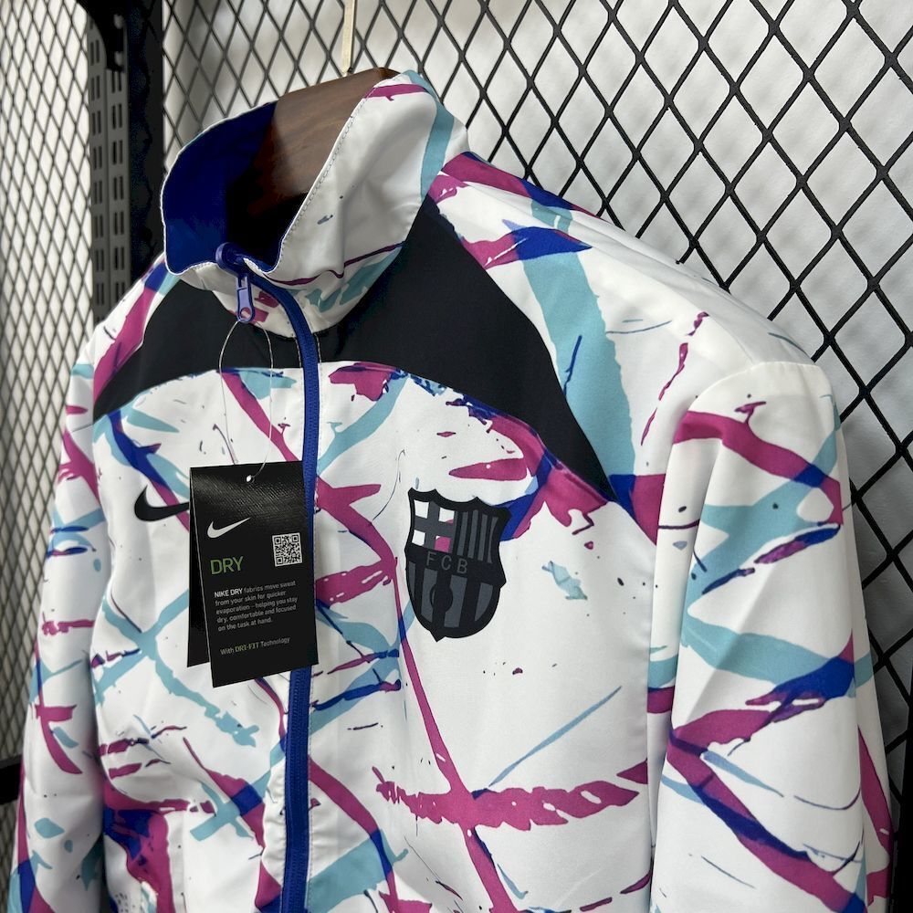 Barcelona Reversible Double-Sides Windbreaker Jacket 2025/26
