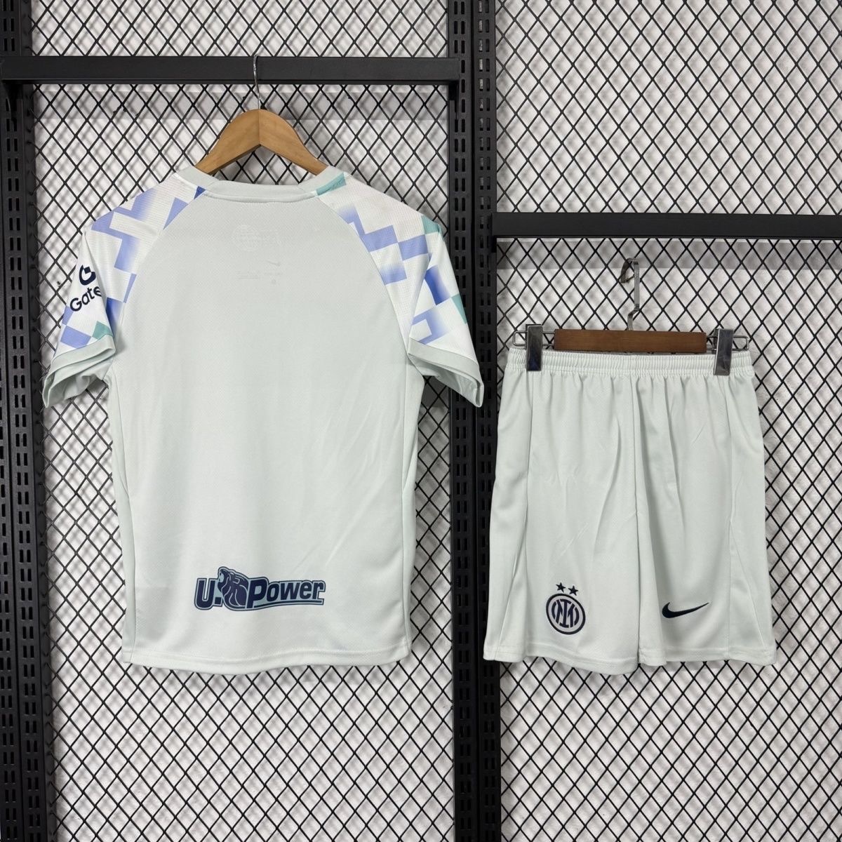 Inter Milan Soccer Jersey Away Kids Kit Jerseys+Shorts 2025/26