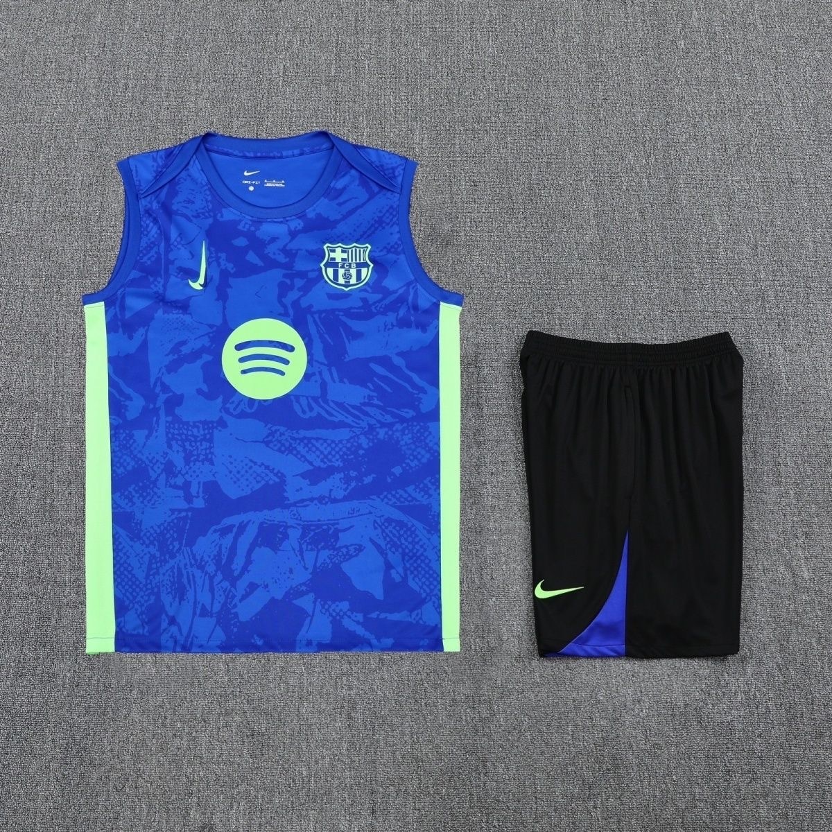 Barcelona Sleeveless Training Kit Blue 2025/26