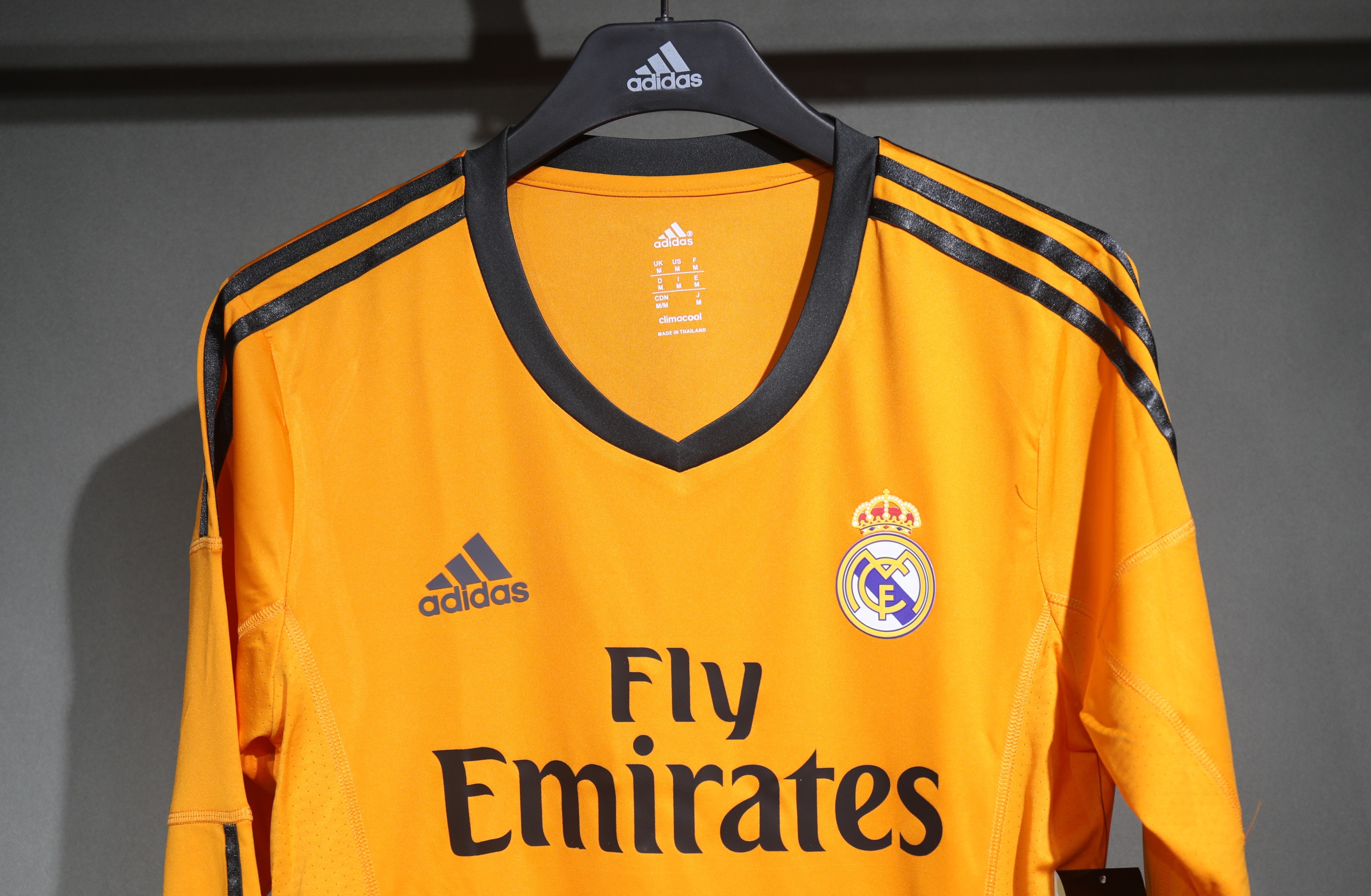 Real Madrid Authentic Retro Jersey Third Away Long Sleeve Soccer Shirt 2013/14