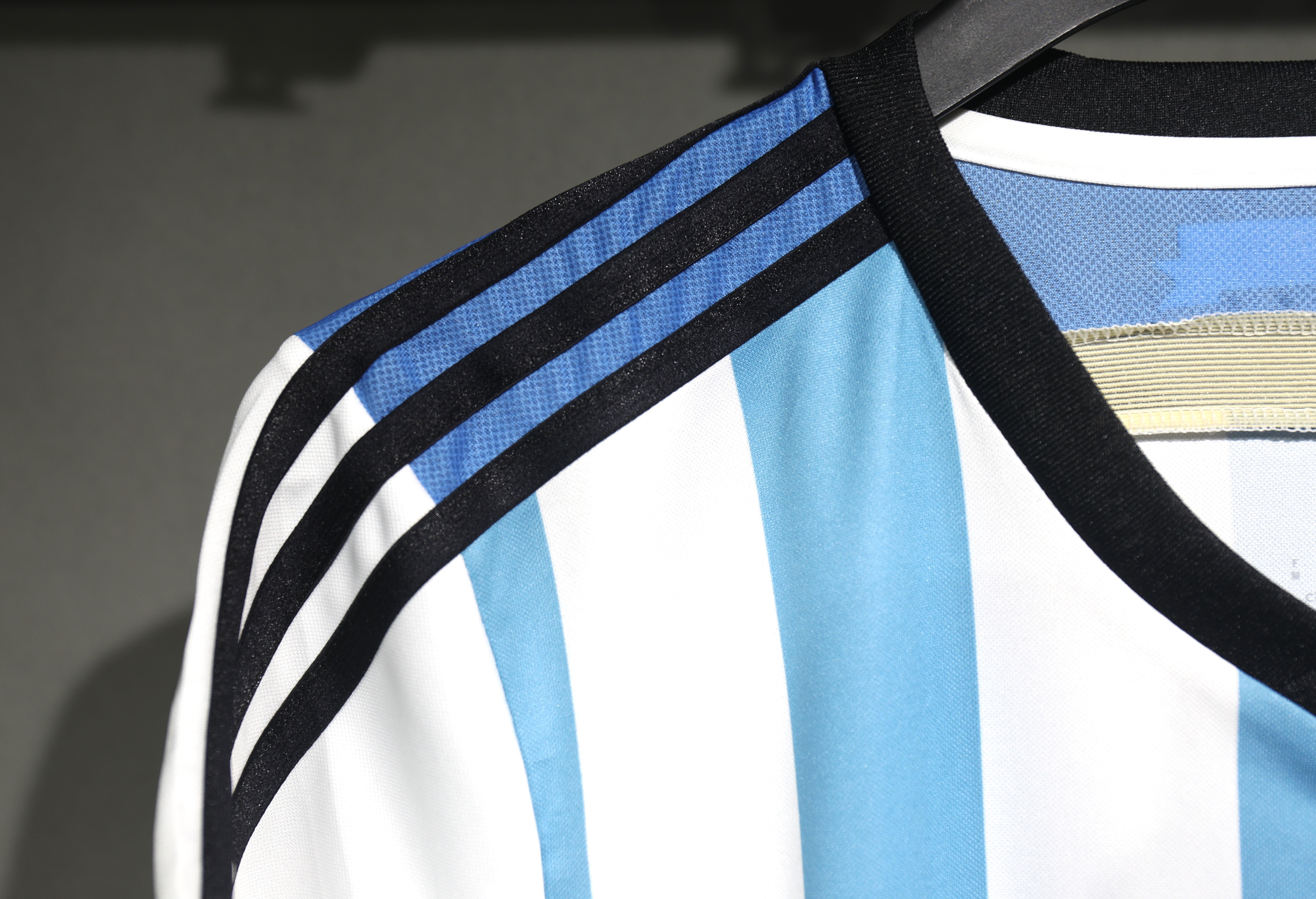 Argentina Retro Authentic Jersey Home Football Jersey World Cup 2014