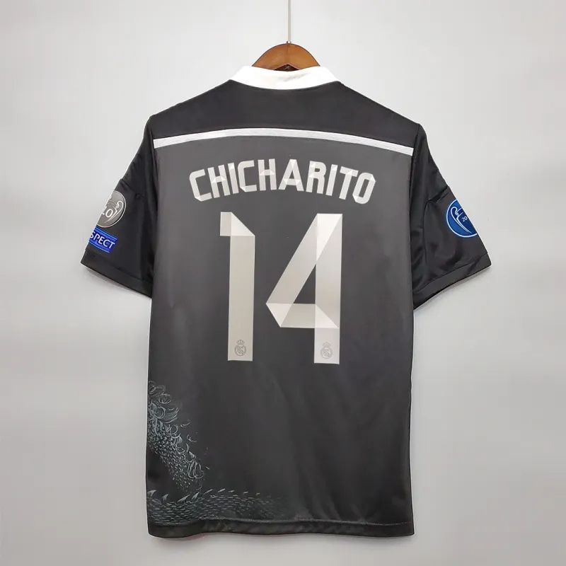 Ronaldo#7 Real Madrid Retro Jersey Third Away Soccer Shirt 2014/15