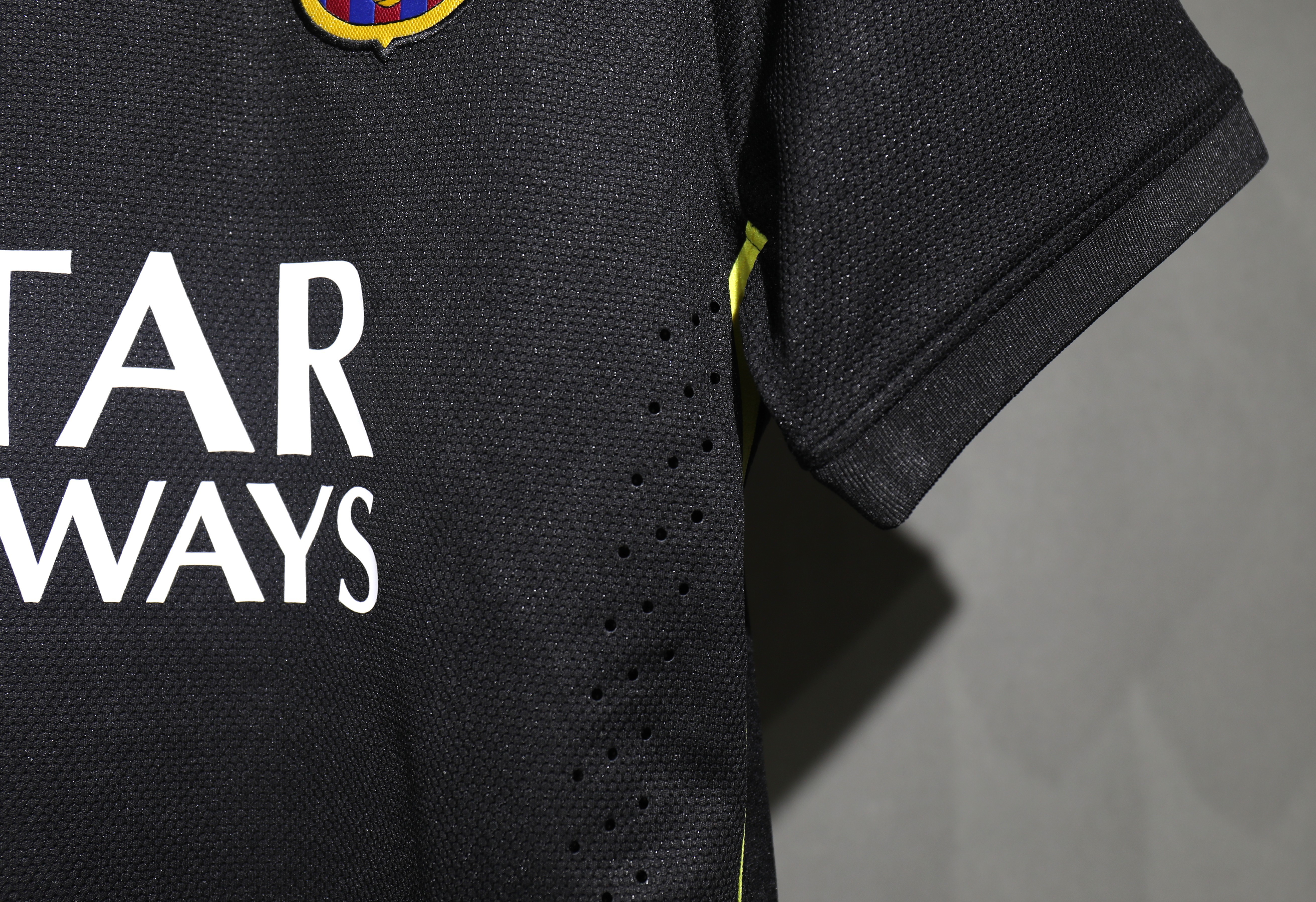 Authentic Barcelona Retro Jersey Third Away Soccer Shirt 2013-14