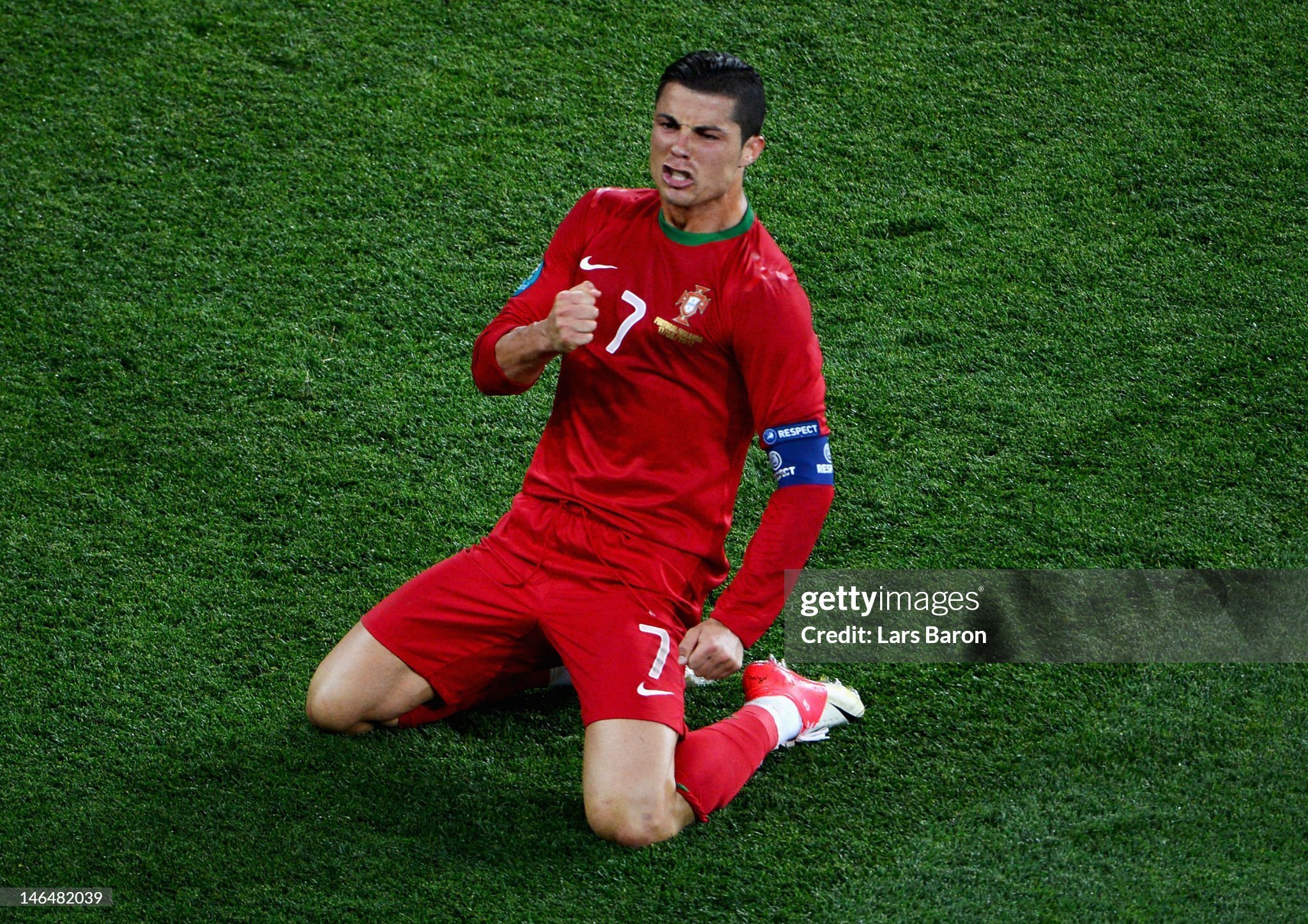 Portugal Retro Authentic Soccer Jersey Home Long Sleeve Shirt Euro 2012