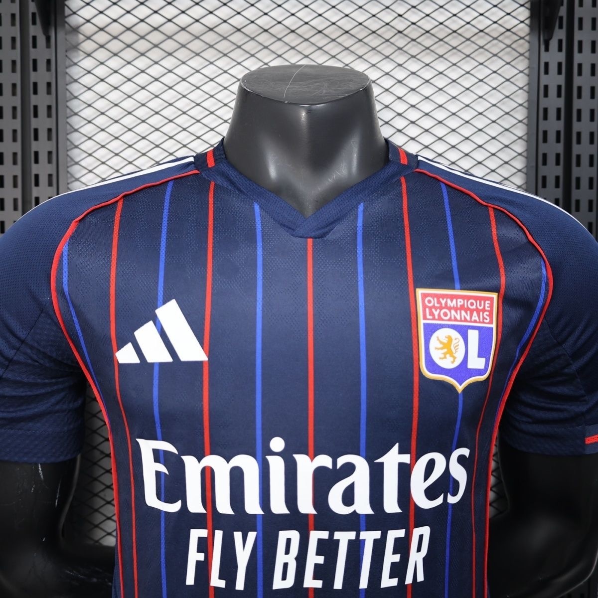 Olympique Lyonnais Authentic Soccer Jersey Away Shirt 2025-26