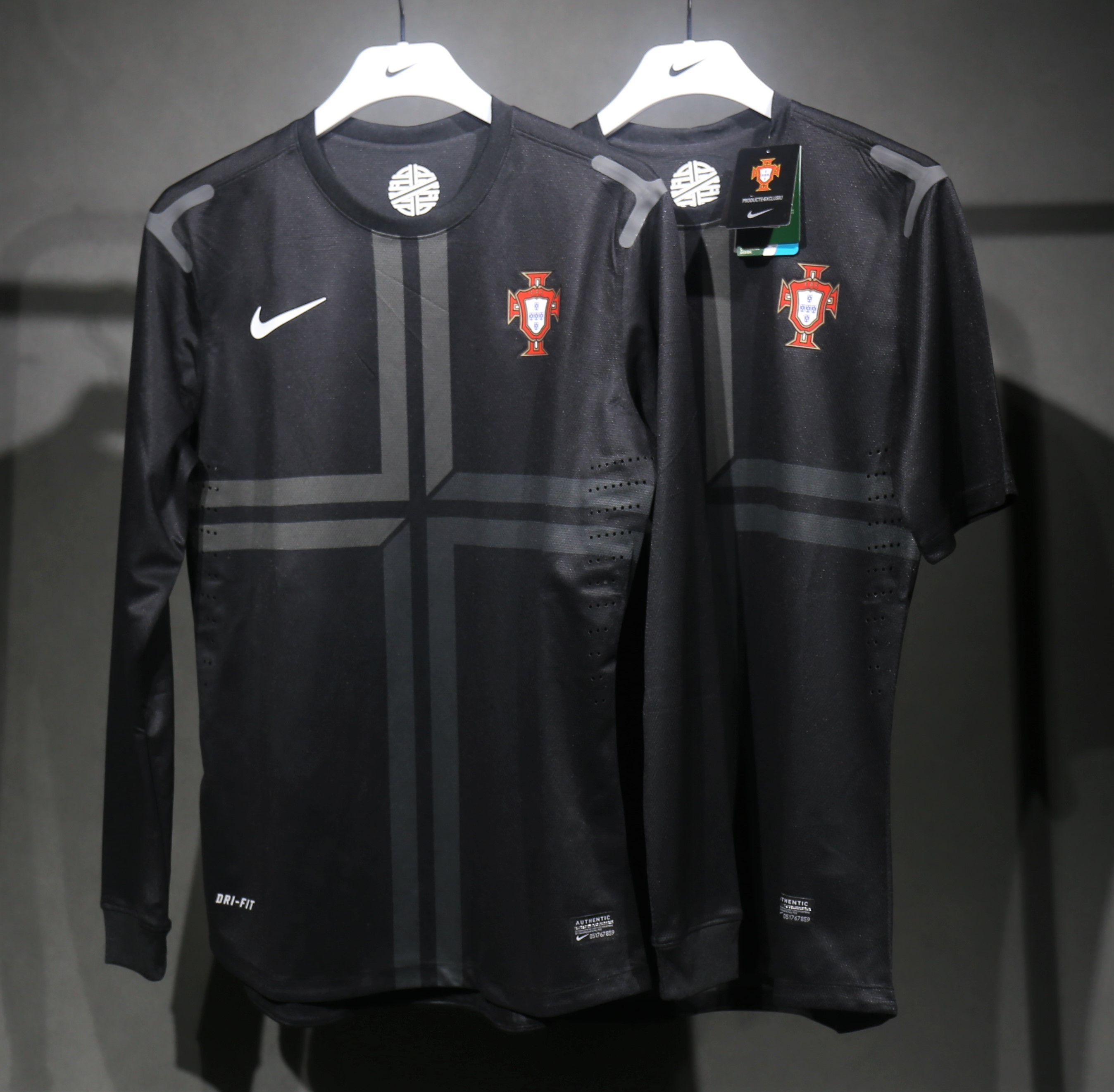 Portugal Retro Authentic Soccer Jersey Away Shirt 2013