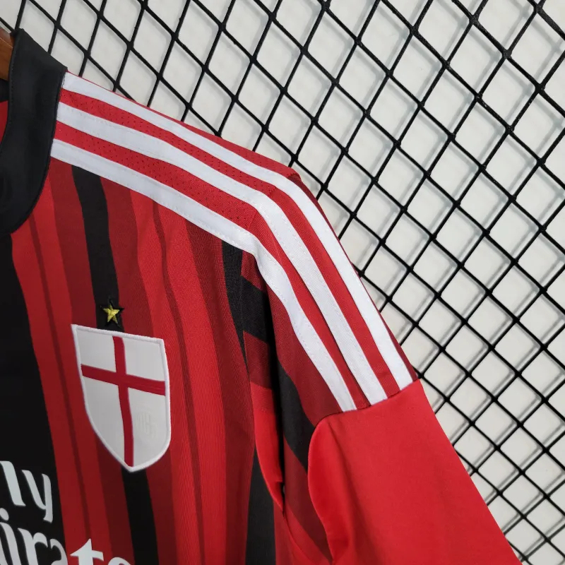 AC Milan Retro Soccer Jersey Home Custom Shirt 2014/15