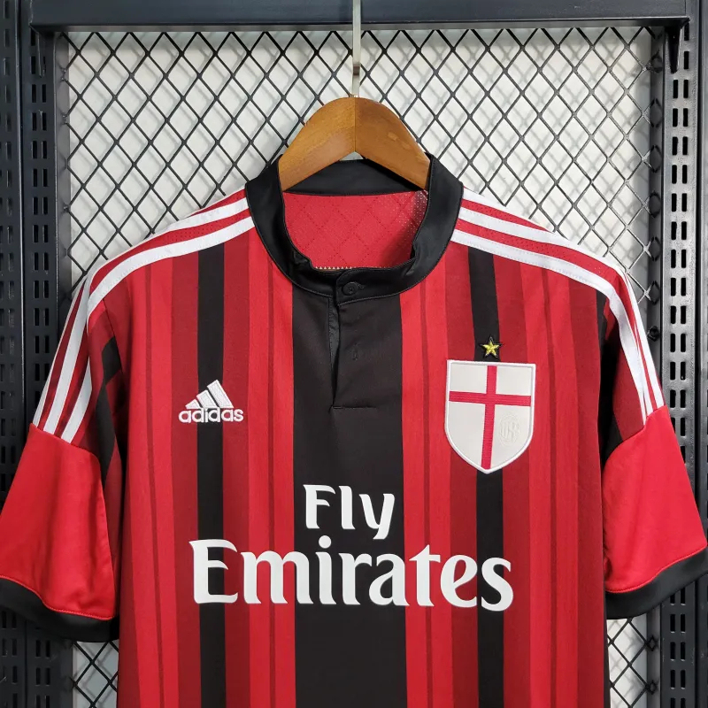 AC Milan Retro Soccer Jersey Home Custom Shirt 2014/15