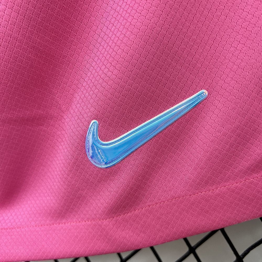 Barcelona Football Jersey Pink Custom Shorts 2025/26