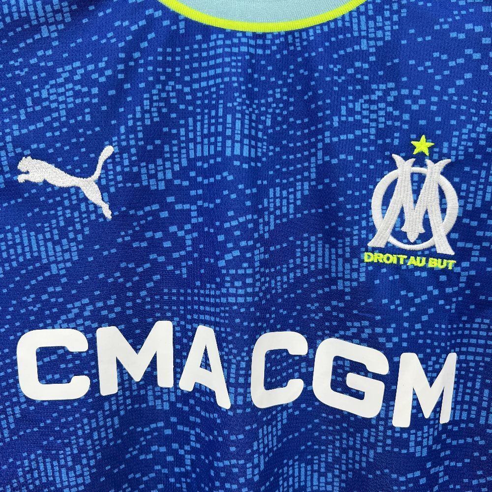 Marseille Soccer Jersey Third Away Custom Shirt 2025/26