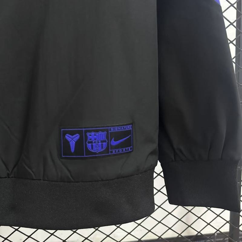 Barcelona Windbreaker Jacket Black 2025/26
