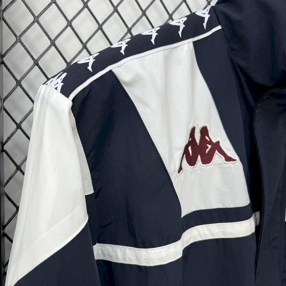 Barcelona Retro Windbreaker Jacket Black 2025/26
