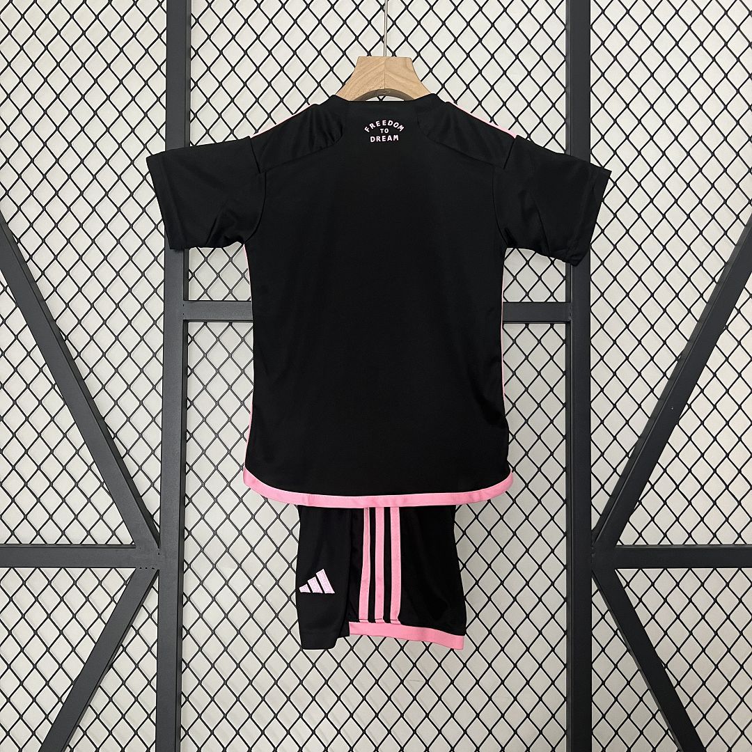 Inter Miami Soccer Jersey Away Kids Kit Jersey+Shorts 2024