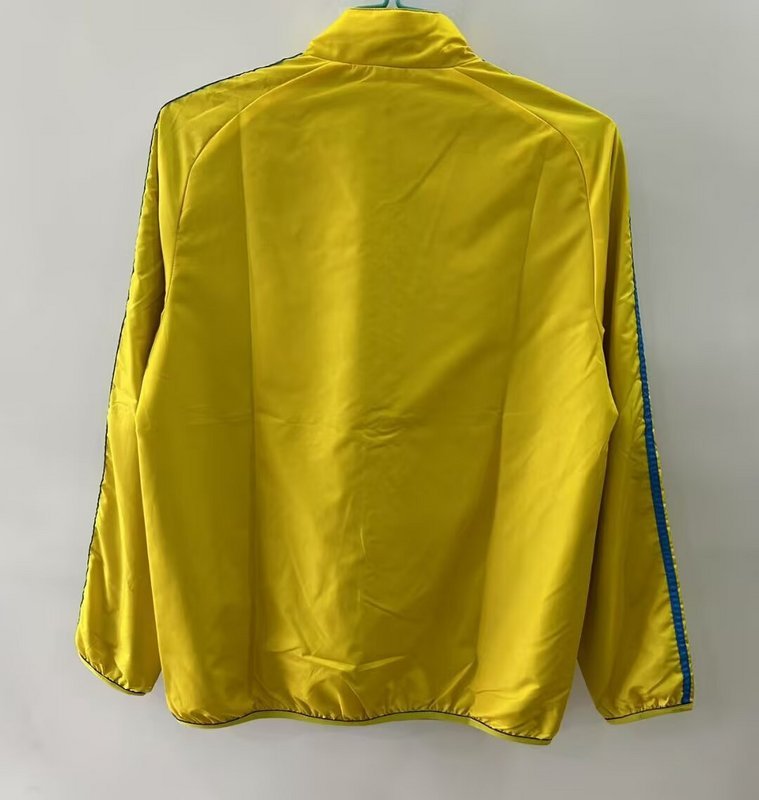 Barcelona Reversible Double-Sides Windbreaker Jacket Yellow&Blue 2025/26