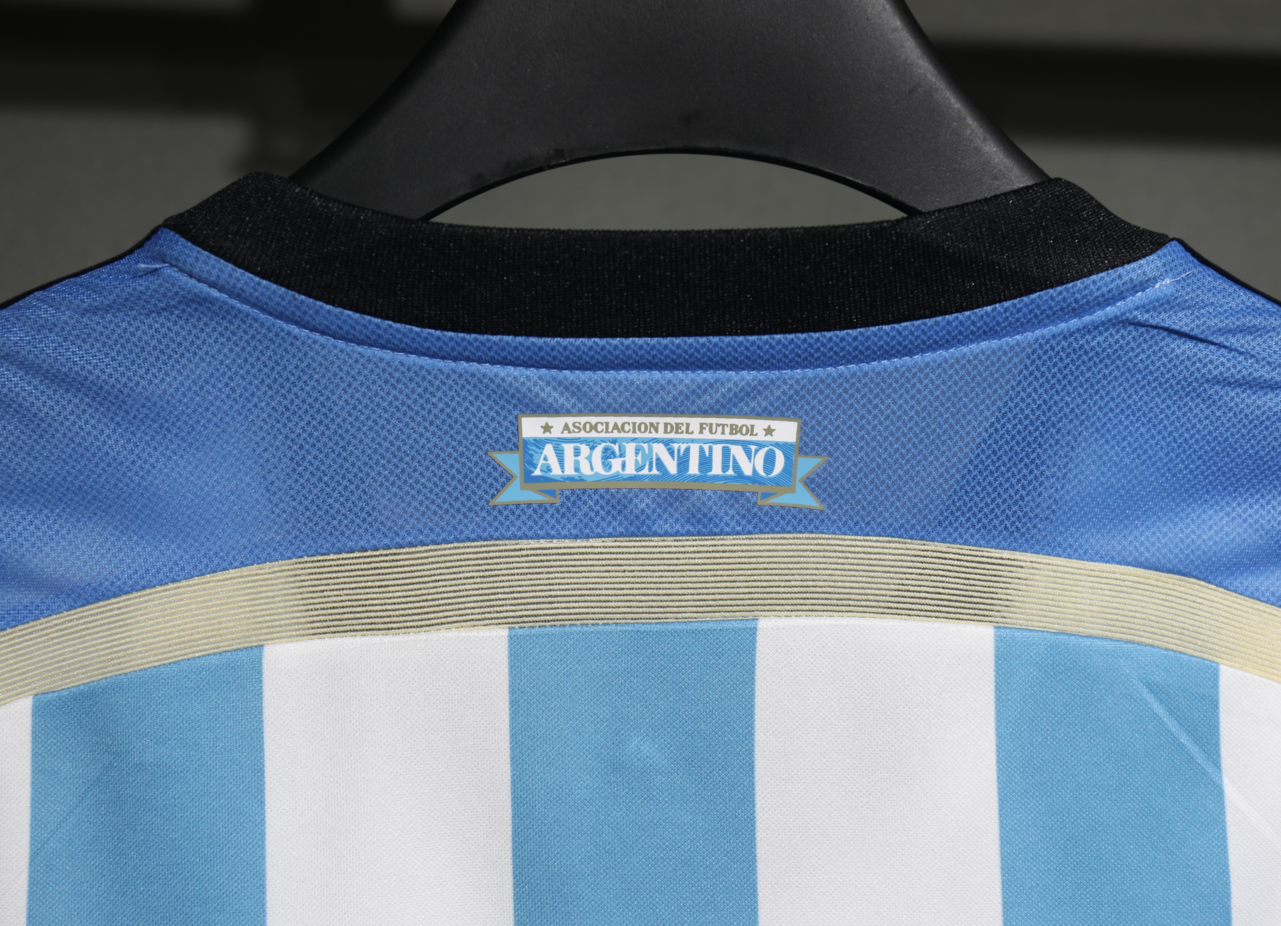 Argentina Retro Authentic Jersey Home Football Jersey World Cup 2014