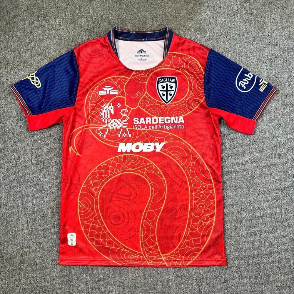 Cagliari Football Jersey Snake Special Edition Custom Shirt 2025/26