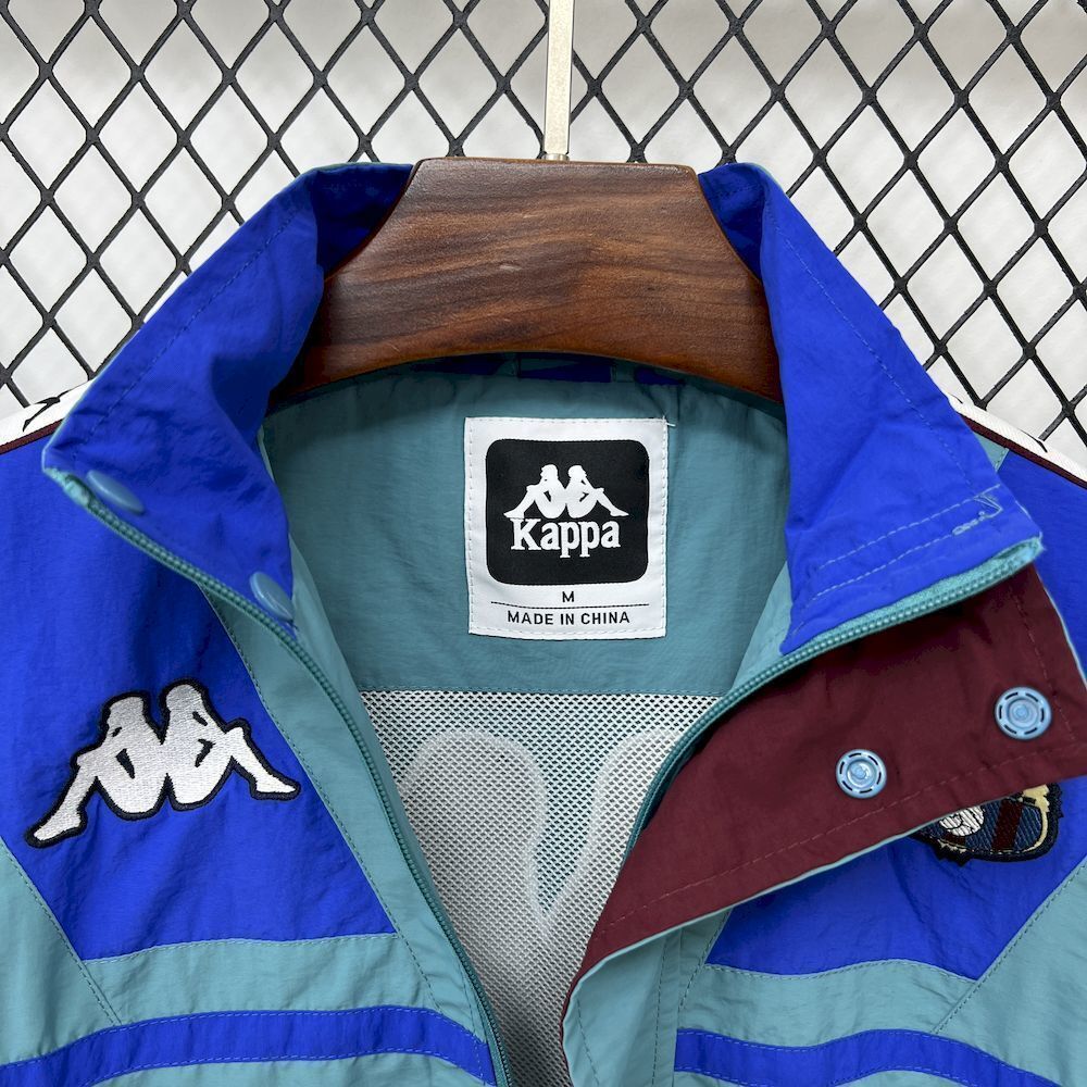 Barcelona Retro Windbreaker Jacket Green 2025/26
