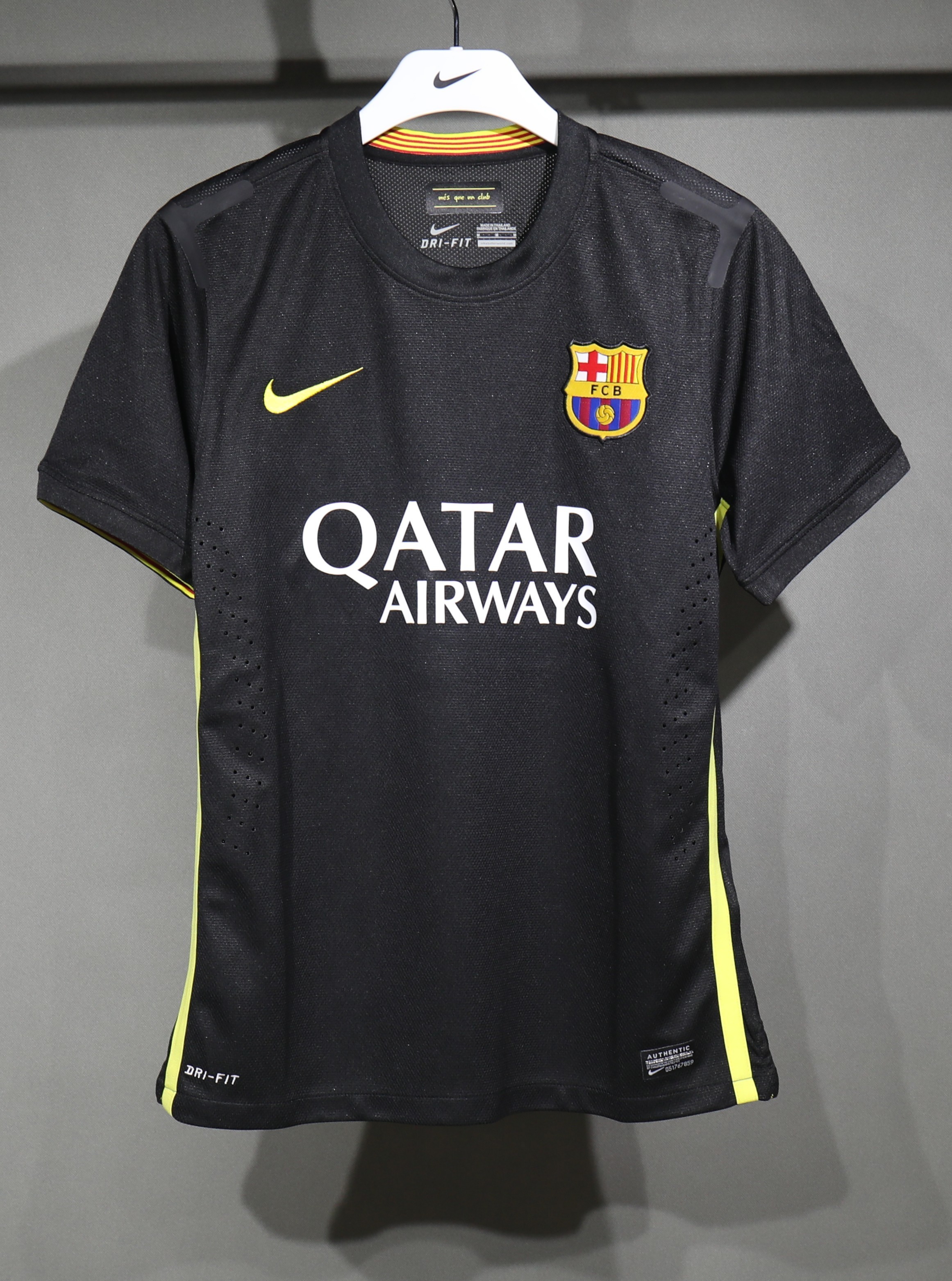 Authentic Barcelona Retro Jersey Third Away Soccer Shirt 2013-14