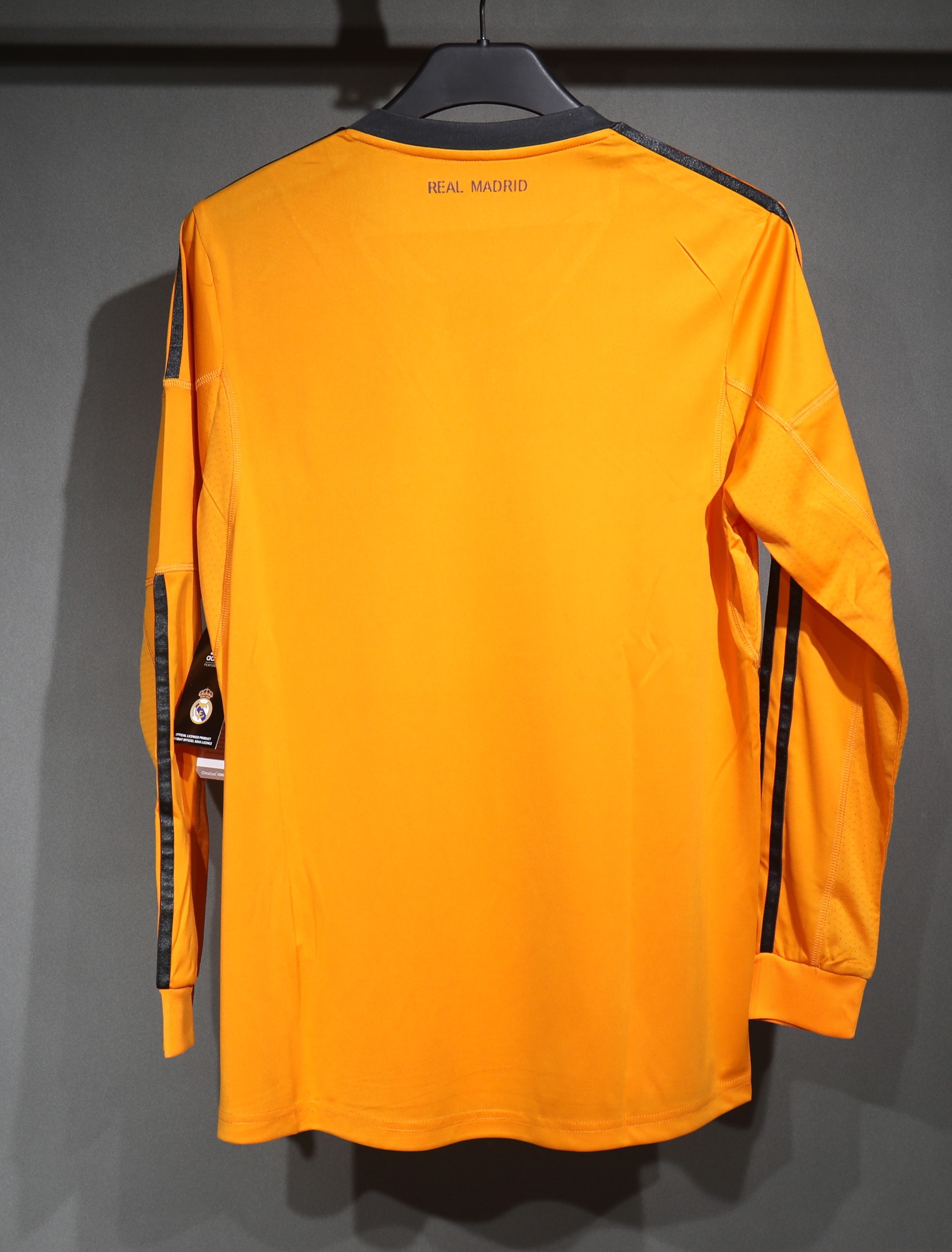 Real Madrid Authentic Retro Jersey Third Away Long Sleeve Soccer Shirt 2013/14