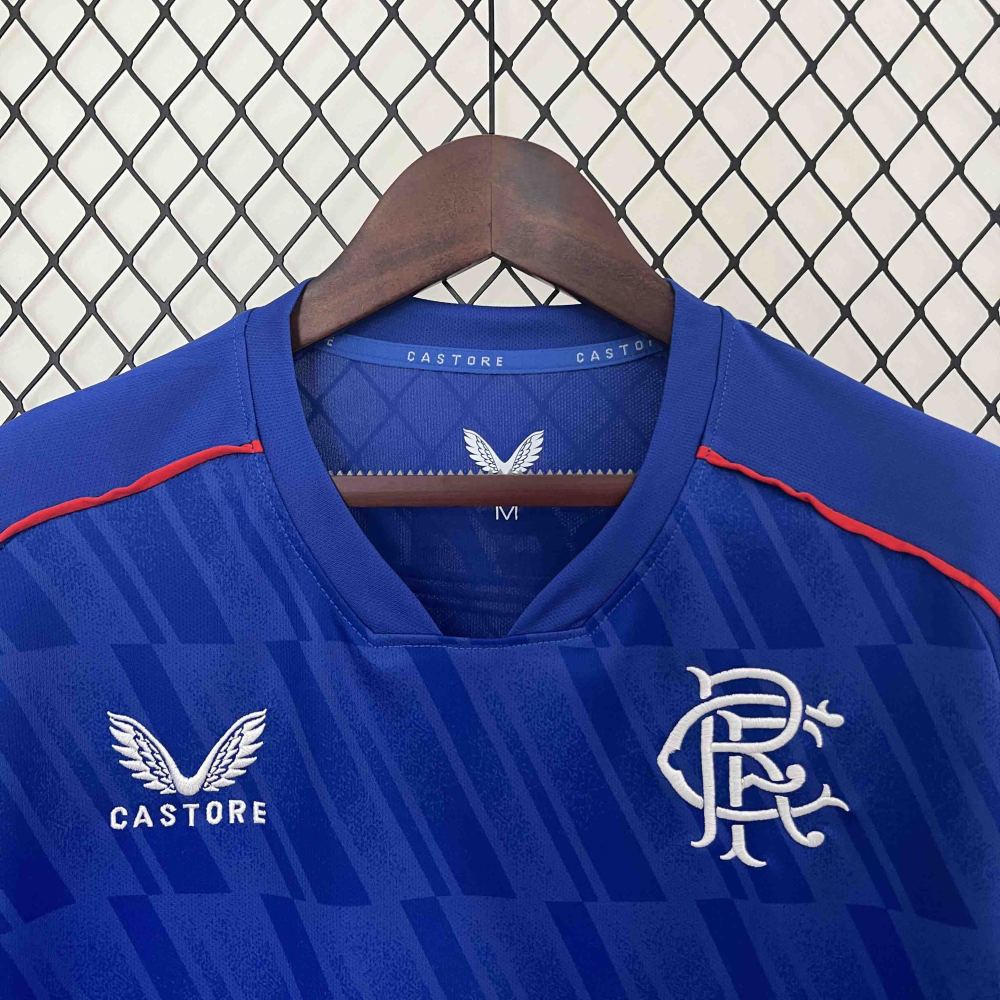Rangers FC Soccer Jersey Home Custom Shirt 2024/25