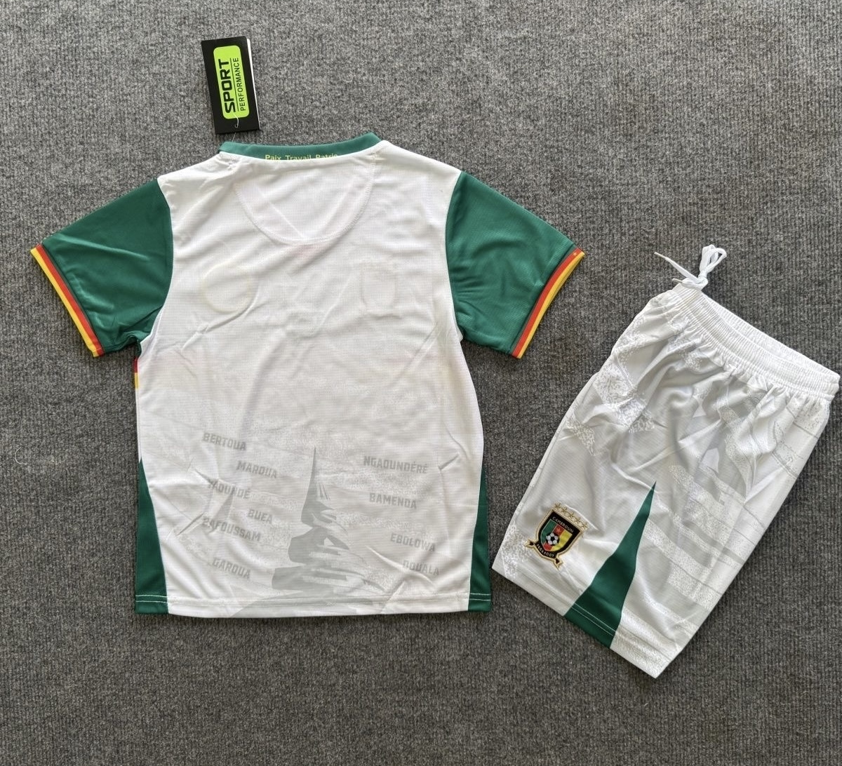 Cameroon Soccer Jersey Third Away Kids Kit Jersey+Shorts 2025