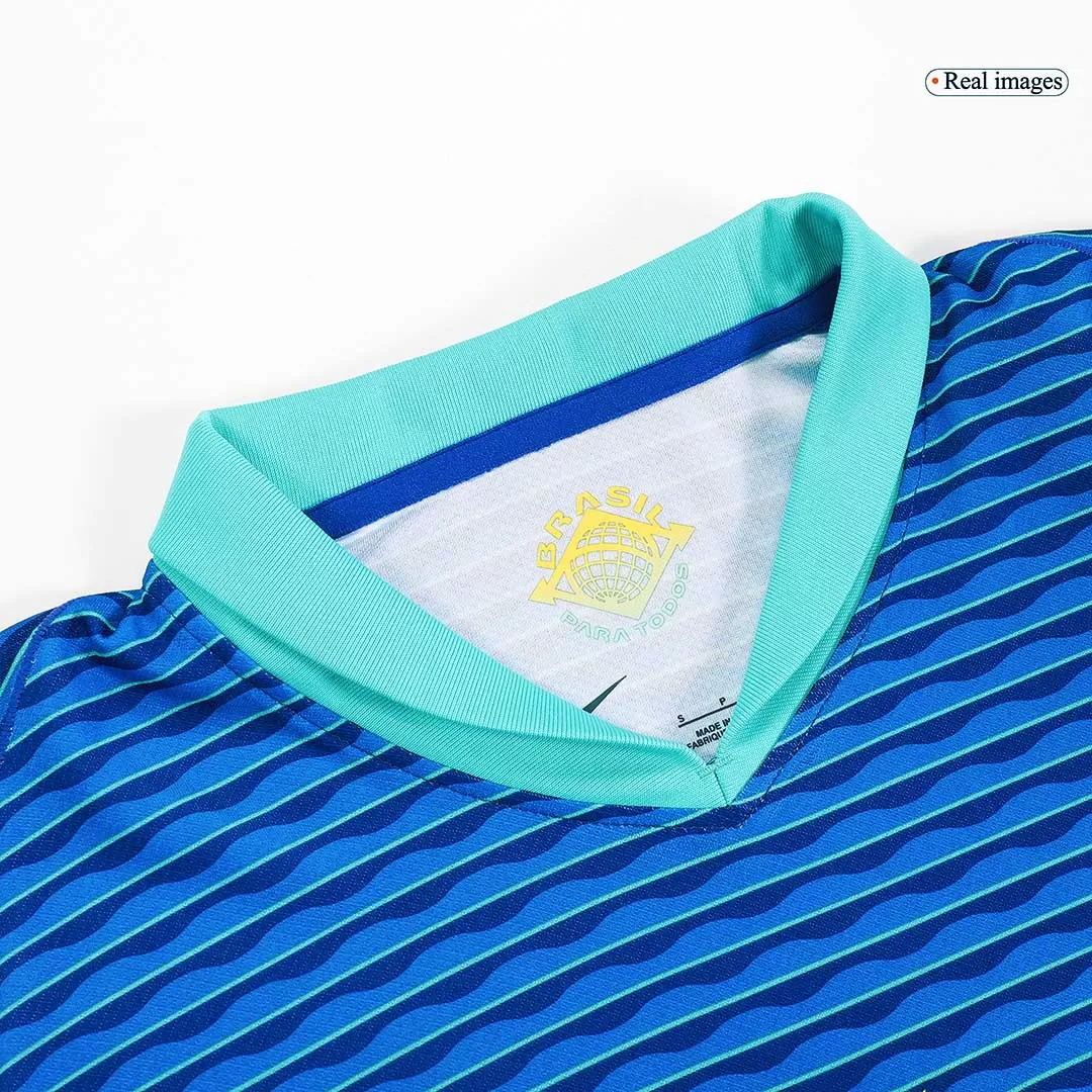 Brazil Soccer Jersey Away Custom Shirt Copa America 2024