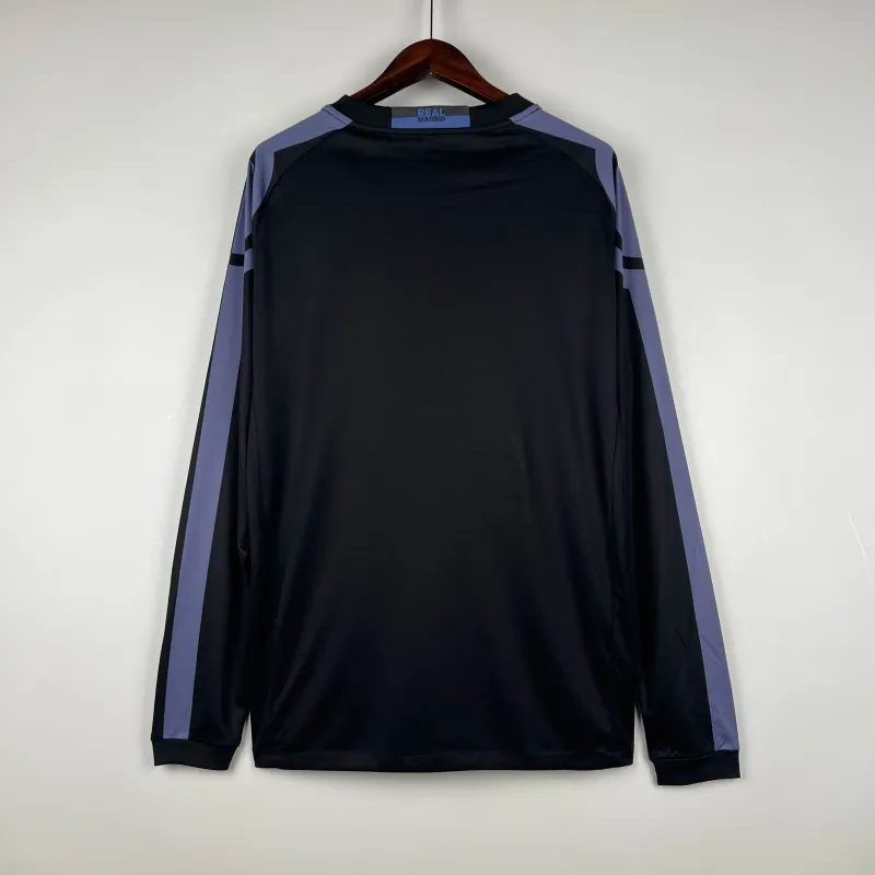 Real Madrid Retro Jersey Third Away Long Sleeve Soccer Shirt 2016/17