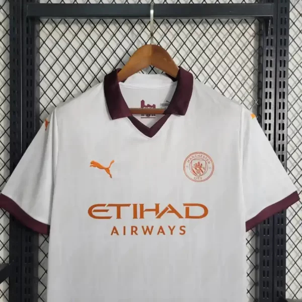 Manchester City Football Jersey Away Shirt 2023/24