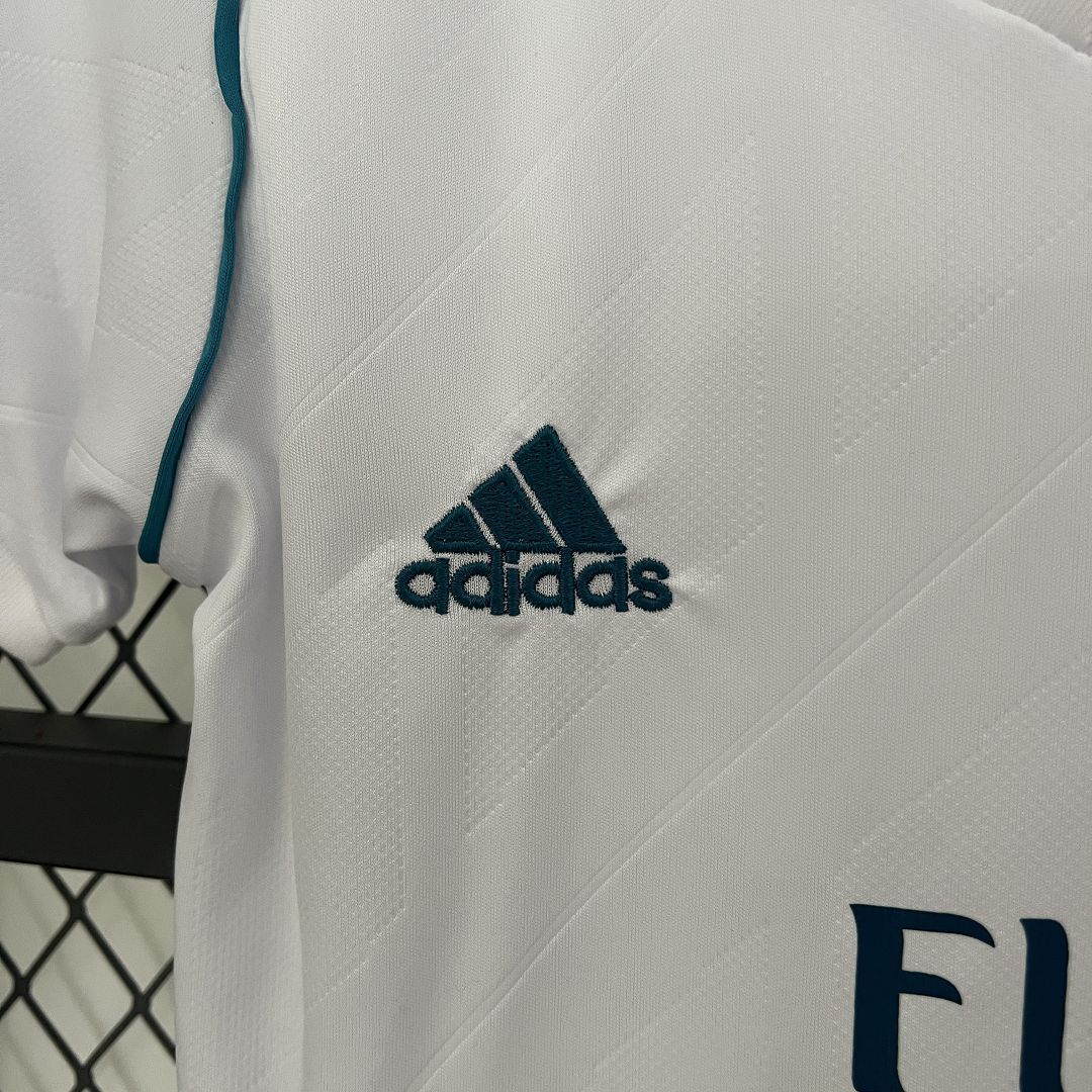 Real Madrid Retro Jersey Home Kids Kit Jersey+Shorts 2017/18