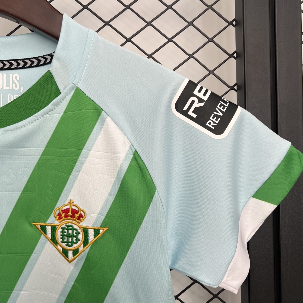Real Betis Away Kids Kit Jersey+Shorts 2025/26