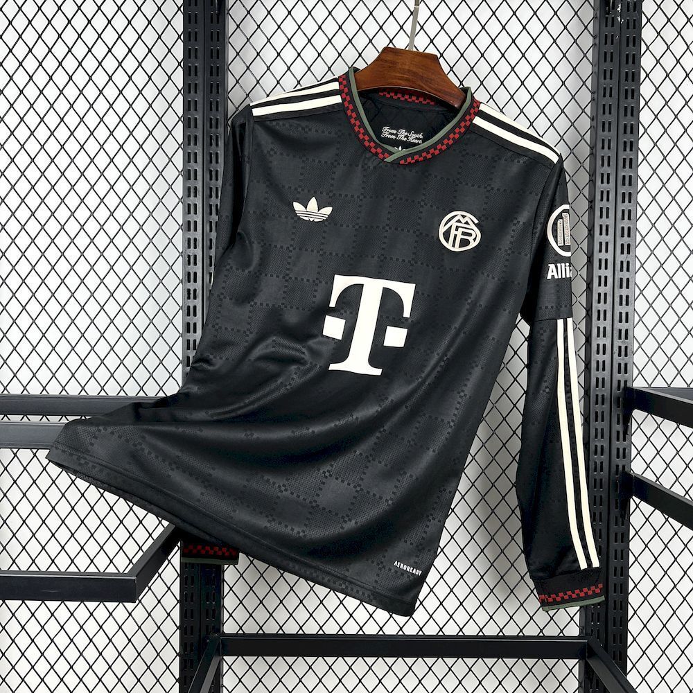 Bayern Munich Soccer Jersey Third Away Champions League Long Sleeve Shirt 2025/26